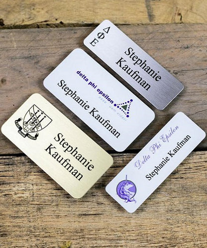 Aluminum Sublimated Name Badges, 1x3" image 0