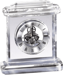 CRY259, Crystal Gear Clock 7" image 0