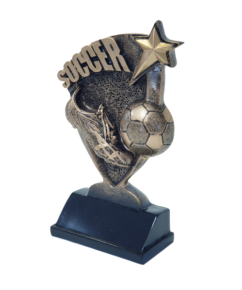 Hero Soccer Resin, 6" image 0