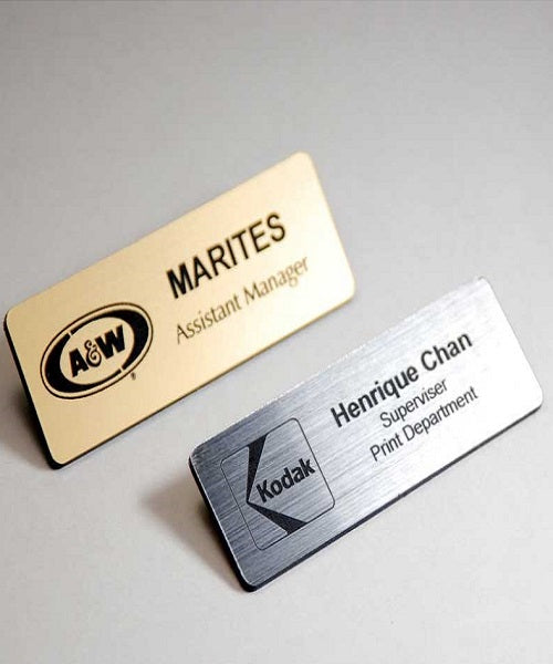 Gravoply Lasered Name Badges 1x3" image 0