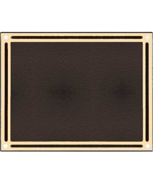 Cast Aluminum Plaques - 6x8" Brass image