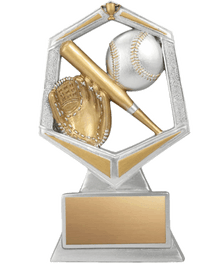 XRA502, Silver and Gold Baseball image 0