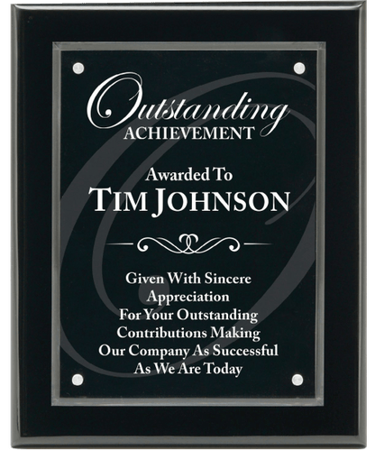 Magna Plaque (Black or Rosewood) - 9x12" Black image