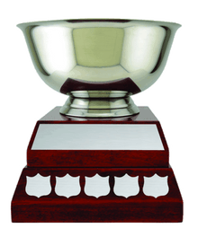 Rosewood Bowl 2 Tier Trophy image 0