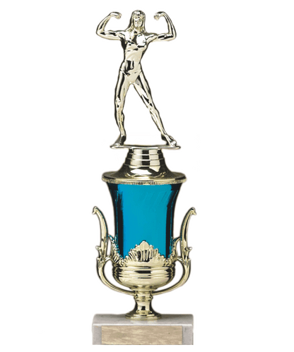 Cup on Marble - 11.5" Blue image