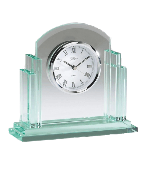 Jade Glass Clock image 0