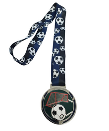 MT-73 Soccer Medal, 2.5" x 3mm image 1