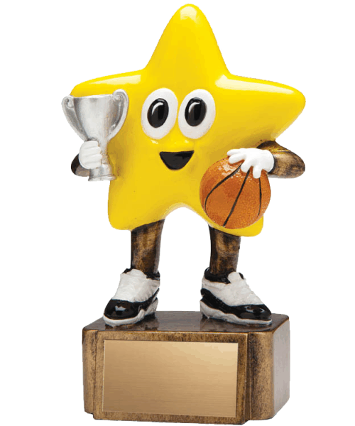 RSL1003, Yellow Basketball Star image 0