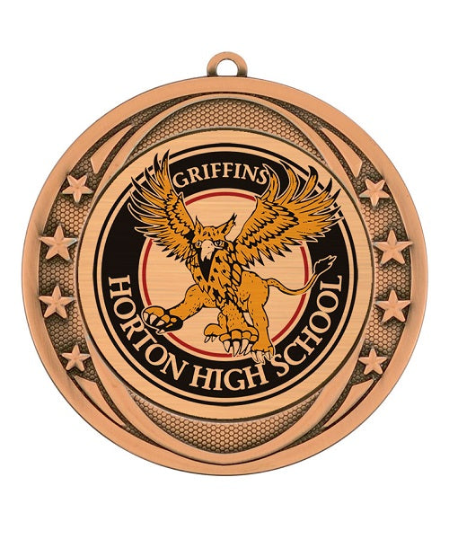 MH00022, Orbit Medal 2.75" - Antique Bronze image