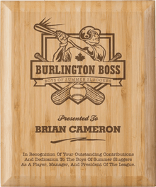 118100A, Bamboo Laser Engraved image 0