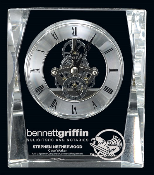 Allegro Glass Clock (4.75x5.5") image 0