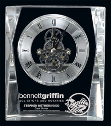 Allegro Glass Clock (4.75x5.5") image 0