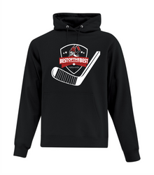 Hockey Adult Hoodie - BOTB Logo image 0