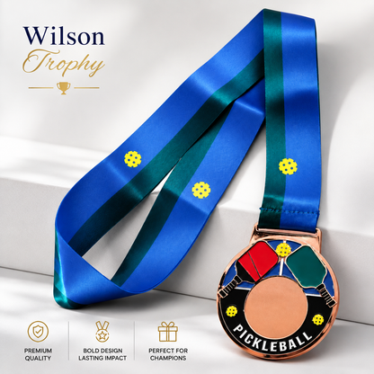 MT-76 Pickleball Medal 3" x 3mm